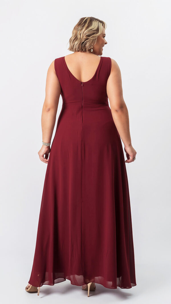 Vestido Plus Size Festa Crepe Chiffon Alças Largas - Image 18